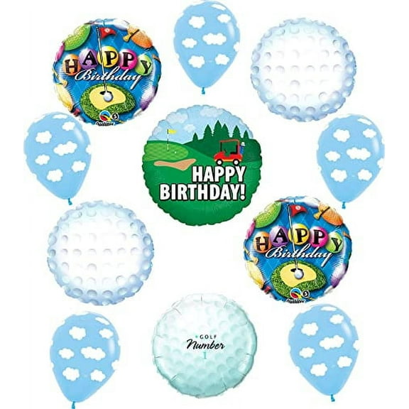 Golf Birthday Party Supplies Balloon Bouquet Decorations