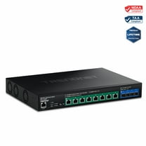 TRENDnet TPE-7124SBF 12-Port 10G PoE   Web Smart Switch (720W)