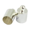 thumbnail image 4 of KLKCMS 50pcs 6mm End Caps Tassel End Caps Necklace Connectors Jewelry Making, 4 of 6