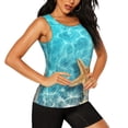 thumbnail image 2 of Lsque Starfish And Seashell On The Beach 1 Printed Workout Tank Tops for Women, Athletic Sports Tank Tops, Compression Sleeveless Dry Fit Shirts,Sleeveless Yoga Shirt-Small, 2 of 9