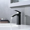 thumbnail image 4 of Single Handle 1-Hole Bathroom Faucet Brushed Nickel Brushed, 4 of 5