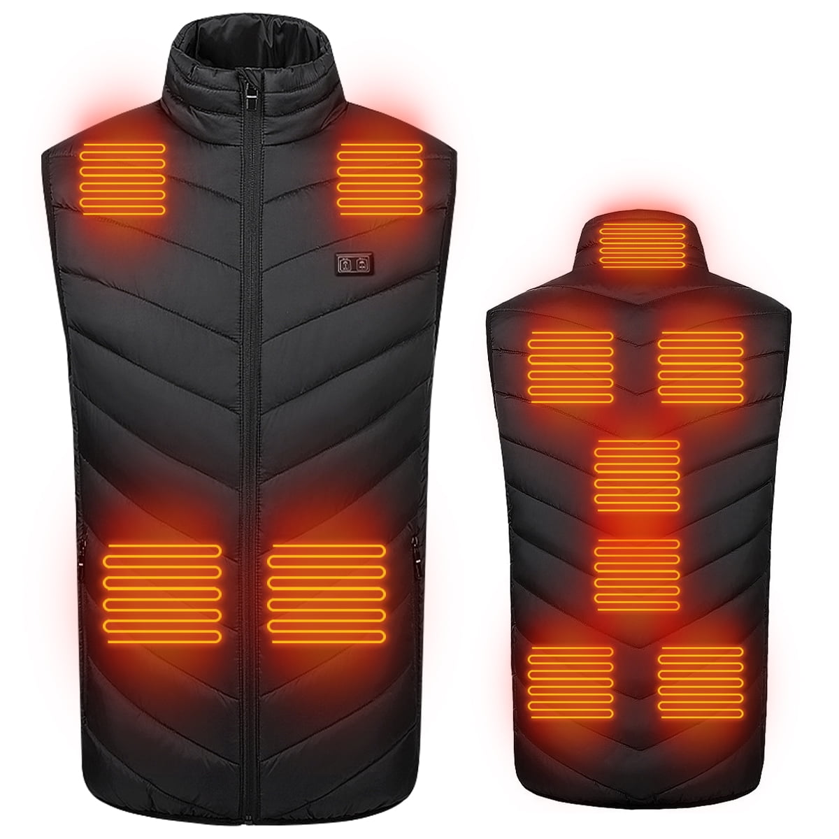 ODOMY Heated Vest Electric Heating Jacket USB Warming Jacket