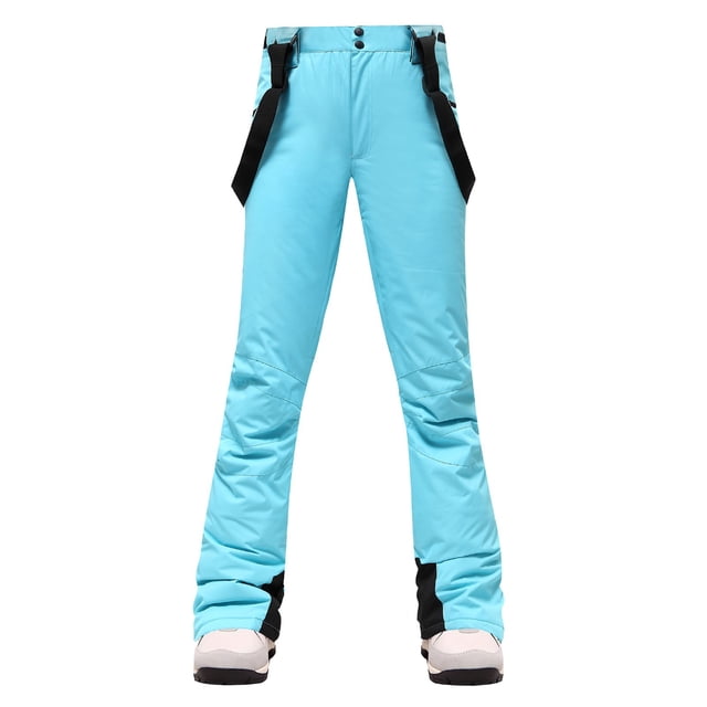 DondPO Pantalon de Neige pour Femmes, Pantalon de Ski pour Femmes, Pantalon de Ski Léger pour Montagne, Pantalon de Randonnée pour Femmes, Pantalon Bleu TTG