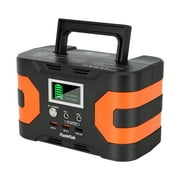 Power Station Portable, Flashfish Solar Generator 200W Peak, 45000mAh/166Wh Backup Battery with 2 110V AC Outputs/2 DC Ports/3 USB Ports for Outdoor, Emergency, Home Use