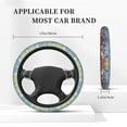 thumbnail image 5 of Goofa Spring Flower Seasonal Pattern Elastic Stretch Steering Wheel Cover,Universal 15 inch, Microfiber Breathable Ice Silk, Anti-Slip, Odorless, Easy Carry, 5 of 8