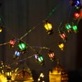 thumbnail image 3 of TETOU 2pcs Ramadan Eid String Light 19.6ft 40LEDs in total Lantern Lights String Muslim Home Garden Patio Decor, 3 of 5