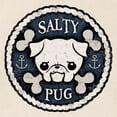 thumbnail image 2 of CafePress - Salty Pug Tote Bag - Unisex Canvas Tote Bag, Beige, 1-Piece, 2 of 6