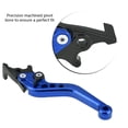 thumbnail image 2 of Ymiko 1 Pair/2pc Motorcycle Scooter CNC Aluminum Modification Double Disc Brake Lever, 2 of 8