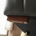 thumbnail image 3 of [Modern L-Shaped Electric Reclining Sofa in Dark Grey Genuine Leather with USB Port], 3 of 15