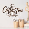 thumbnail image 2 of Adhesivos de pared de PVC para tazas de café, café humeante, 29,5 x 29,5 cm, 2 of 4