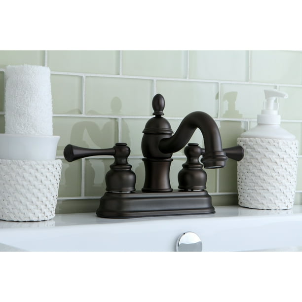 Kingston Brass Victorian Spout Oil Rubbed Bronze Bathroom Faucet