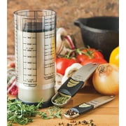KitchenArt 2 Cup Baker's Pro Essentials Adjust-A-Measure 3-Piece Gift Set, Tablespoon, Teaspoon and Measuring Cup