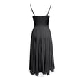 thumbnail image 3 of Women Sleeveless Sling Long Dress Summer Solid Color Backless A Line Bandage Dress Stylish Casual Dresses for Women Casual Summer Dresses with Sleeves Women's Summer Dress Summery Dresses Women Party, 3 of 4