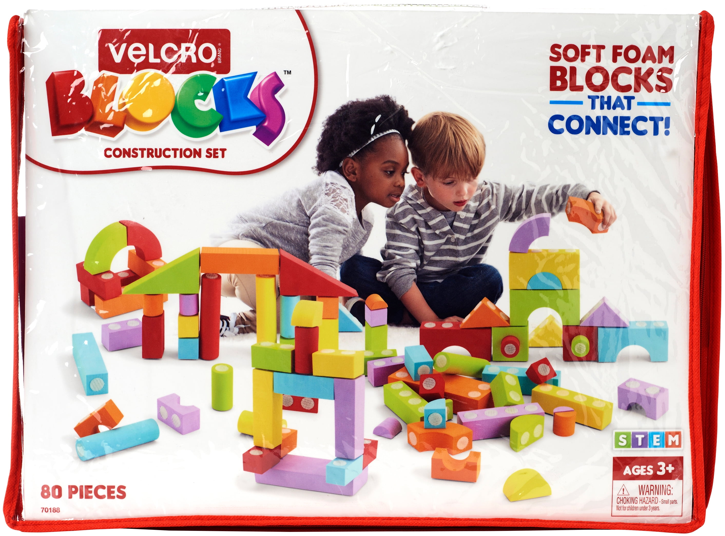 Velcro(R) Blocks(Tm) Construction SetAssorted Sizes, Shapes & Colors
