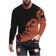 thumbnail image 2 of Blusas y camisas de manga larga y cuello redondo para hombre, camisetas informales con estampado de cuello redondo, blusas de manga corta para hombre, 2 of 3