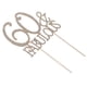thumbnail image 2 of 60 & Fabulous Cake Topper Glitter Aleación Rhinestone Fiesta de cumpleaños Cake Pick Alimentos Decoración Suministros (Oro), 2 of 4