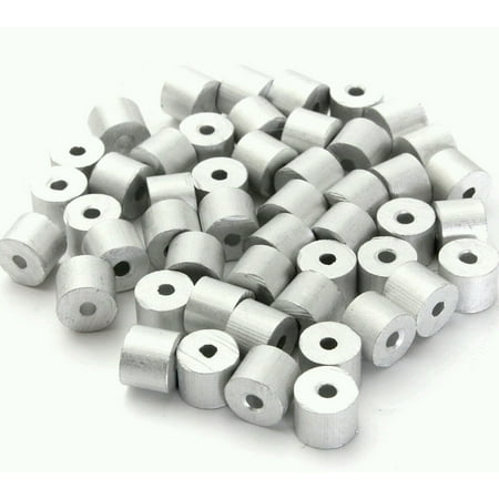 

Aluminum Swage Stops for 1/16 Wire Rope Cable: 100 200 500 and 1000 pcs