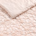 thumbnail image 3 of C&C California Jacquard Comforter Set, Textured, All-Season Comfort, 3 piece, King, Pink, 3 of 6