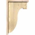 thumbnail image 3 of 6"W x 14"D x 22"H Del Monte Rough Sawn Corbel w/Backplate, Douglas Fir, 3 of 9