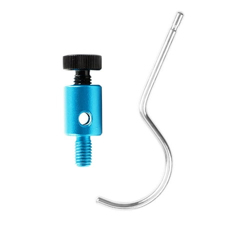 Miulika Corner Pole Stand Bracket ing Rod Rack Lightweight Front Mount Easy Installation Support s Rotatable Adjustable Blue Set A