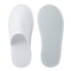 thumbnail image 5 of 24 pares de pantuflas desechables para invitados - Paquete a granel para hotel, spa, viajes y para estar en casa sin zapatos. Punta cerrada blanca (t, 5 of 9