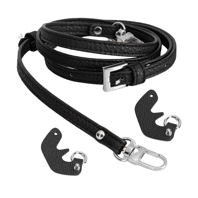 lionlar Handbag Strap Shoulder Bag Strap Replacement Versatile Shoulder Strap PU Leather Black