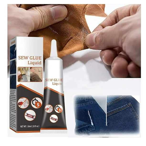 Cloth Repair Sew Glue 50ml,instant Sew Glue Bonding Liquid,quick