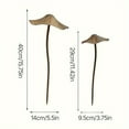 thumbnail image 2 of Rustic Vintage Metal Mushroom Garden Decor, 2 of 8
