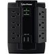 thumbnail image 1 of CyberPower P600WSURC1 Supresor De Picos, Negro, 1 of 4