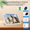 thumbnail image 5 of Elice Rechargeable A4 LED Light Board for Tracing 3500mAh Battery Powered Lightbox Drawing Light Table for Artists Sketching up to 8860 Lux Super Bright Light Pad for Cricut Weeding Vin, 5 of 9