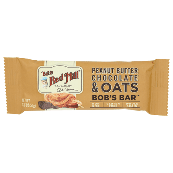 Bob's Red Mill Peanut Butter, Chocolate & Oats Better Bar 1.76 oz - Pack of 3