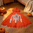 thumbnail image 2 of Zylarhe Kids Halloween Jumpsuits Dance Stage Performance Party Outfit Playful Home Wear for Toddlers Orange 3-4 Years, 2 of 8