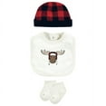 thumbnail image 3 of Hudson Baby Unisex Baby Cotton Layette Set, Winter Moose, 0-3 Months, 3 of 6