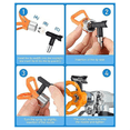 thumbnail image 5 of Spray Tip Nozzle Reversible Spray Head Airless Paint Sprayer Nozzle Tips Airless Paint Sprayer Parts for Home Building, 5 of 5