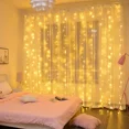thumbnail image 4 of Guirnalda de luces LED para decoración navideña, guirnalda para dormitorio, hogar, vacaciones, boda, 2023, 4 of 5