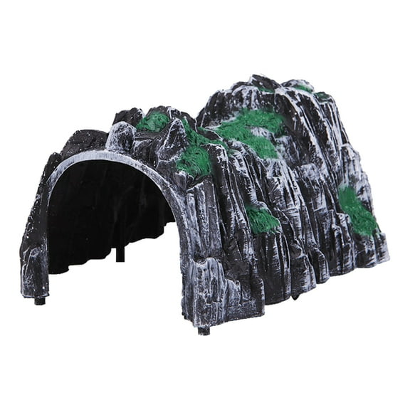 yotijay 1pc Model Train 1:87 Scenery Tunnel Fairy Garden Micro Landscape Caved Model DIY