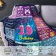 thumbnail image 3 of LHSHID Paready 18th Birthday Blanket Soft Flannel Throw Blanket Lightweight Cozy Birthday Blanket for Boys Girls Adults Comfortable Bed Blanket for Sofa Living Room Home Camping Couch 60x80in, 3 of 6