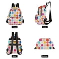 thumbnail image 4 of FORMRS Mini Backpack Purse for Women Travel Daypack Casual Shoulder Bag, Colorful Circles, 4 of 7