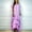 Purple, variant on Idoravan Summer Dresses for Women Clearance Women's Bohemian Summer Short Sleeve Wave Point Soft Comfortable Long Dress