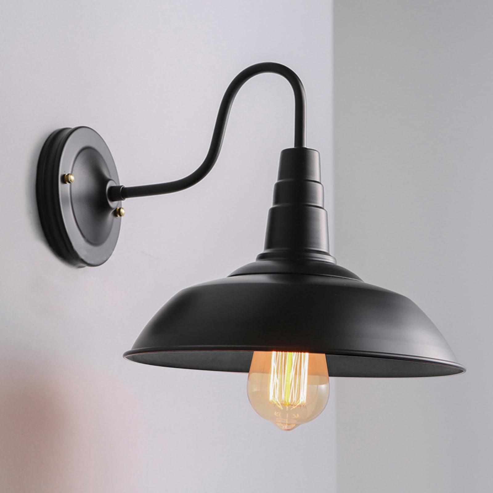 SIEYIO Retro Industrial Wall Mount Lamp Outdoor Barn Garage Vintage Fixture Night Light Multipurpose Wall Sconce for Creative Decoration Luminaire Lighting Equipment