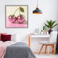 thumbnail image 3 of Stupell Industries Contemporary Retro Disco Cherries Gleam Gray Framed Giclee Art, 24 x 24, by Creative Studio, 3 of 7