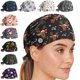 thumbnail image 2 of Nuevas gorras navideñas con estampado de Papá Noel, gorro para el cuidado de mascotas, gorro para trabajo de agencia, gorros de trabajo de belleza, gorro de enfermería de laboratorio, 2 of 4