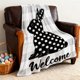 thumbnail image 4 of Manta con estampado de conejito y huevos de Pascua | Manta suave de poliéster para sofá cama | 130 x 90 cm, decoración navideña primaveral para habitación infantil y picnics al aire libre, 4 of 6