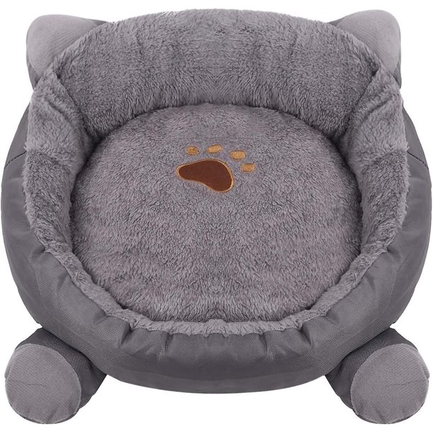 Tal Round Dog House Almohada para gatos extraíble y lavable Forma de rosquilla Cesta pequeña Almohada suave para gatitos y gatos Diámetro del gato Cesta para gatos Casa para gatos