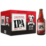 Lagunitas IPA Beer, 12 Pack, 12 fl. oz. Bottles, 6.2% Alcohol by Volume