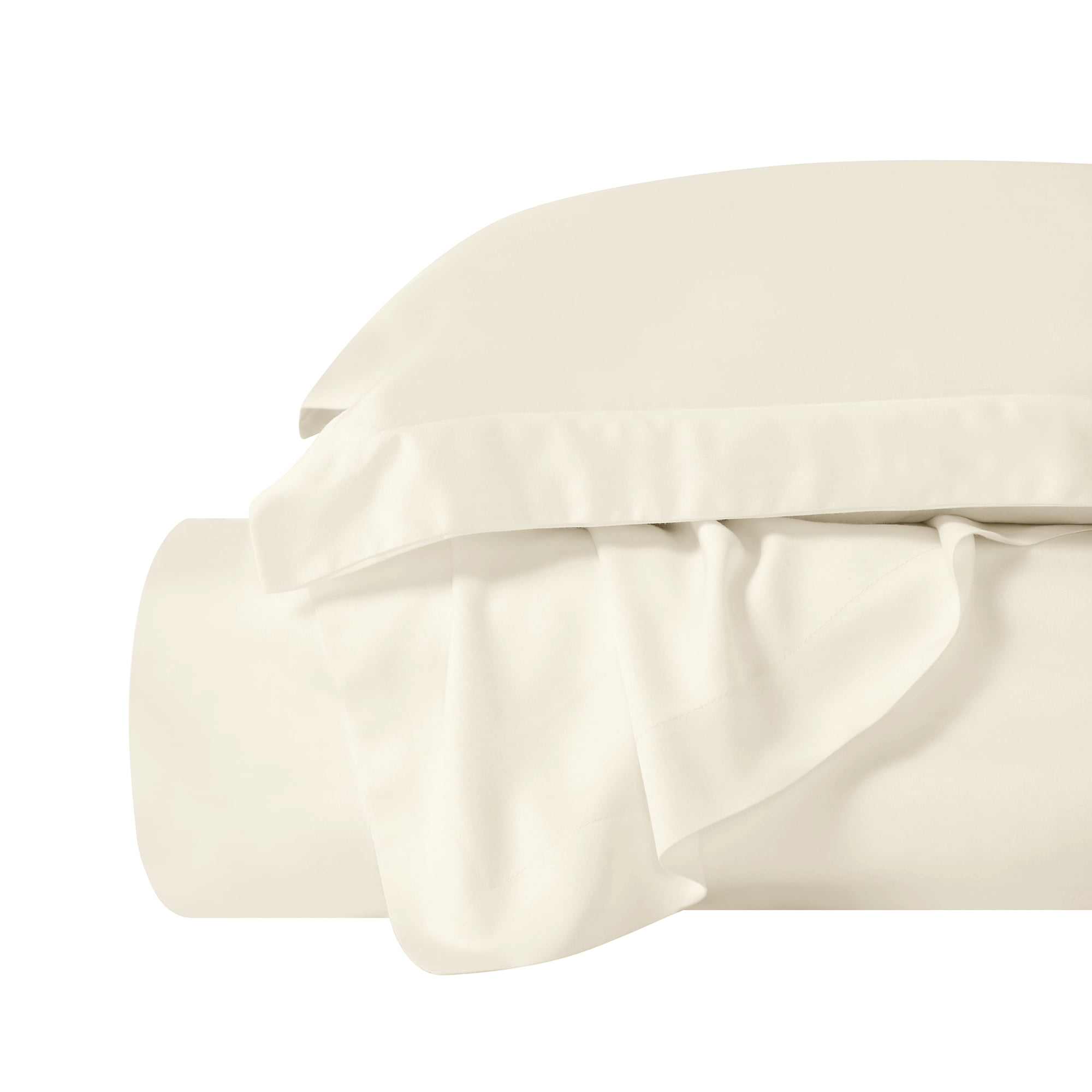 Superior Modal From Beechwood 400TC Ivory Duvet Cover Set, Twin/ Twin XL