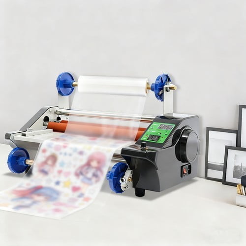Laminator Machine Digital Display Variable Speed 110V US Plug for Document Photo
