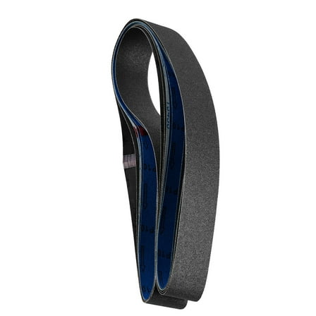 KFFKFF 2 x 72-inch Sanding Belts, 6-Pack (120, 240, 400, 600, 800, 1000 Grits) Silicon Carbide Belts for Knife Sharpening, Metalwork, Composite Materials, and Plastic Finishing