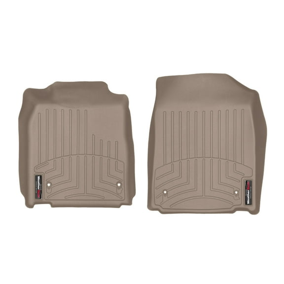 WeatherTech Custom Fit FloorLiners compatible with 2007-2012 Lexus ES - 1st Row (Driver & Passenger), Tan