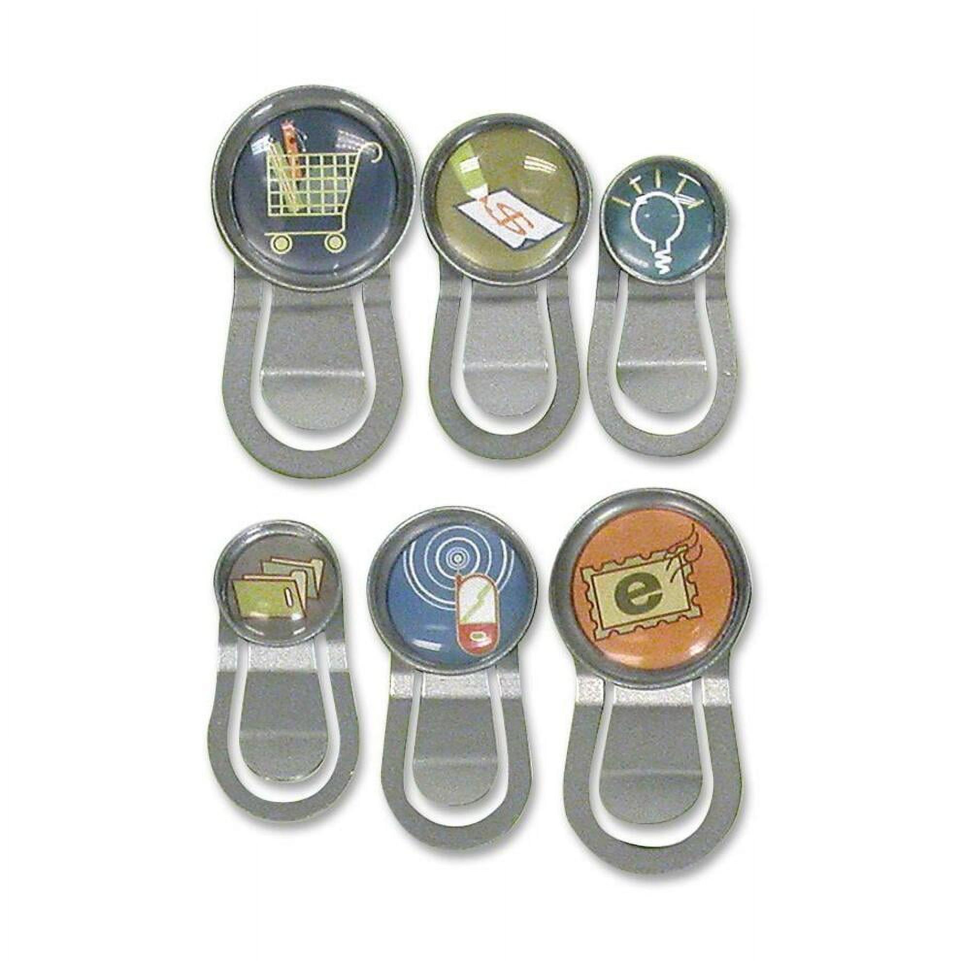 Decorative Bubble Pushpin with Clips